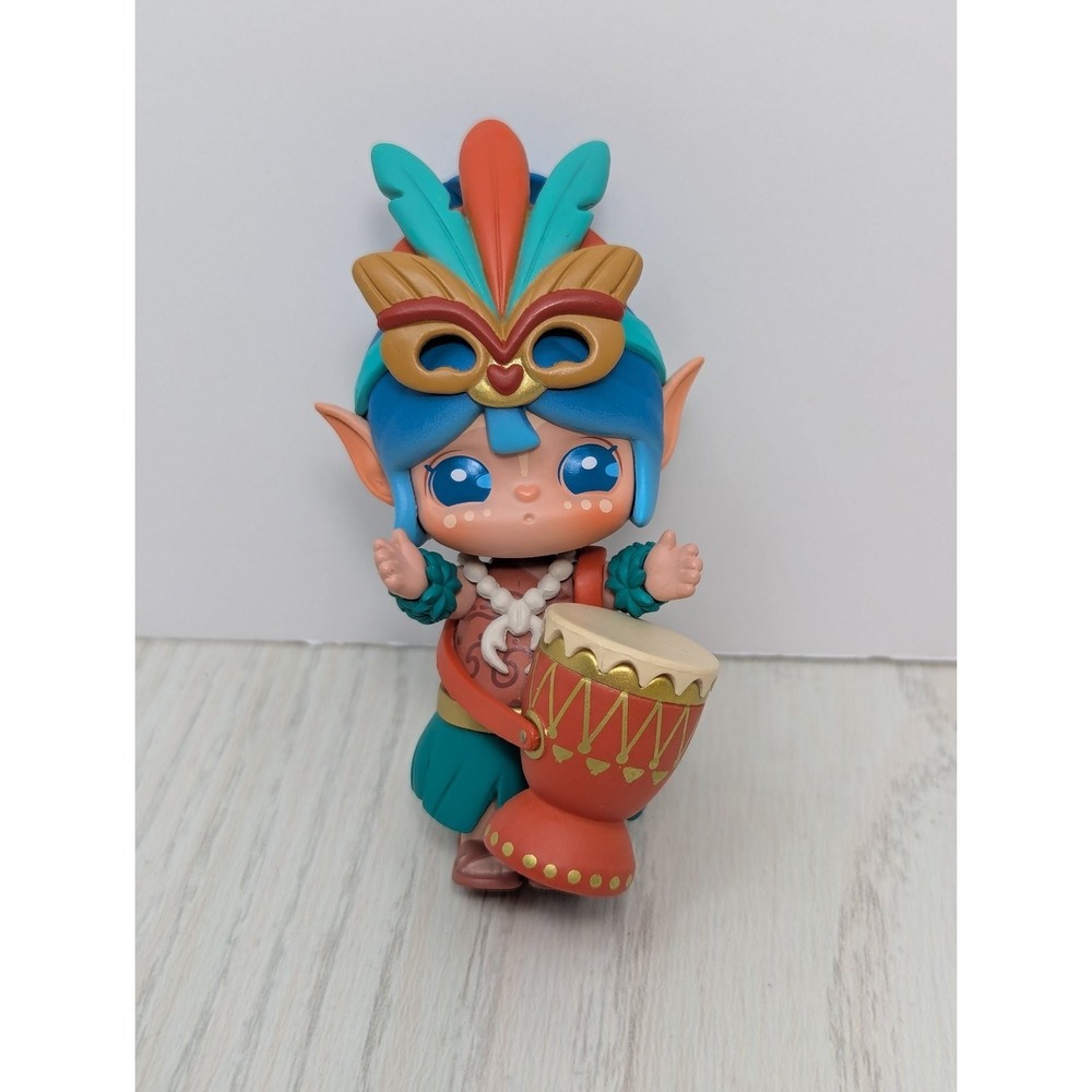 Suri Island Adventure Rolife Elf Drummer Figure 4 in. Tribal Fantasy Cute